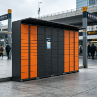 Casier de livraison électronique intelligent, armoire à colis intelligente pour appartements résidentiels, supermarchés et épiceries