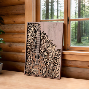 Décoration de table en <span class=keywords><strong>bois</strong></span> massif écologique, <span class=keywords><strong>mandala</strong></span> 3D multicouche, artisanat artistique, objet décoratif pour la maison, pièce de présentation, cadeau créatif - Product Image 2