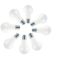 Bombillas Led recargables de CA, ampolla de luces de 12-85V, 12 voltios, Base E27, 5W, 9W, 12W, 12W, bombillas Led de materia prima, Bombilla de cámara