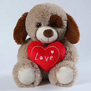 JM1 25CM Boneka Hewan Lucu Bentuk Beruang dengan Hati Merah, Mainan Boneka Isi Dakron untuk Kekasih, Hadiah Hari Valentine, Suvenir Pernikahan - Product Image 5