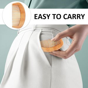 Peine de Bambú Ecológico, Natural y Verde, de Diseño Confortable y Varios Estilos, para Uso Doméstico - Product Image 5