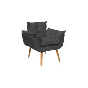 <span class=keywords><strong>Fauteuil</strong></span> décoratif moderne en fer Alice <span class=keywords><strong>Fauteuil</strong></span> de salon renforcé <span class=keywords><strong>Pied</strong></span> brun Click & Decor - Product Image 1