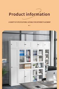 Librería hogar piso <span class=keywords><strong>2</strong></span> <span class=keywords><strong>metros</strong></span> de alto puerta corredera vitrina a prueba de polvo hierro arte gabinete de almacenamiento gabinete de hierro librería - Product Image 5
