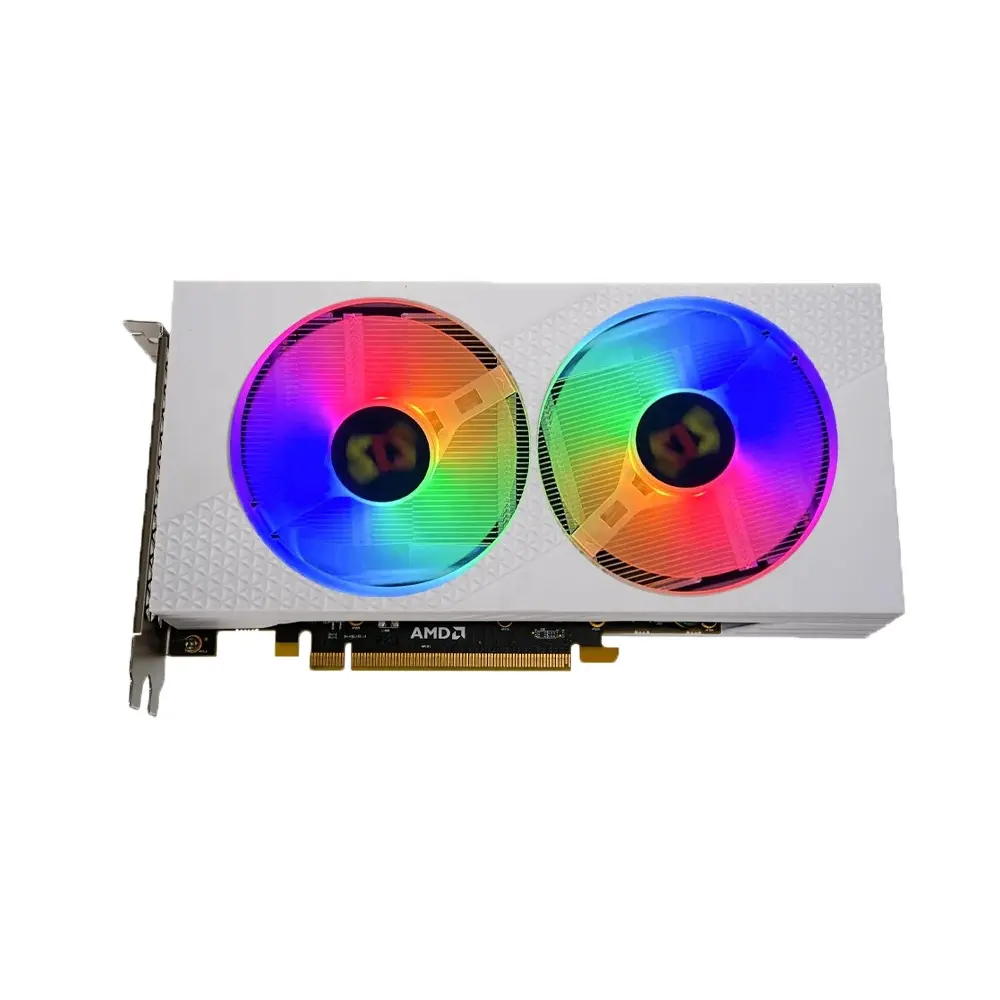 Vente en gros SEJISHI RX580 2048SP SJS Radeon AMD carte graphique RGB GPU 8gb pour ordinateur de jeu PC