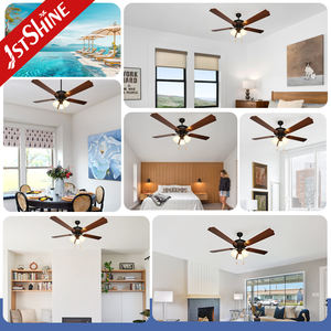 天井ファン1個CEスーパーアジアイタリア屋内エレガントクラシックアンティーク52インチライト付き - Product Image 6