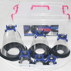 หน้ากากปิดตาสำหรับสัตว์เลี้ยงแบบใส ทำจากพีวีซี รูปทรงกรวย สำหรับสุนัขและแมว ยี่ห้อ AZMED สีฟ้า ใช้ซ้ำได้ สำหรับสัตวแพทย์ - Product Image 5