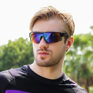Xsy Men's Sports Sunglasses Pc <b>Frame</b> Polarized Lens Uv400 Cycling Outdoor Driving Sun Protection <b>Grey</b> - Product Image 2