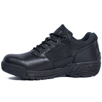 Bottes de randonnée légères pour hommes, bottes d'entraînement à fermeture éclair latérale haute, chaussures tactiques antidérapantes résistantes à l'usure