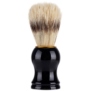 Pinceau à raser Playboy en poils de sanglier avec manche noir, outil de rasage pour homme - Product Image 1