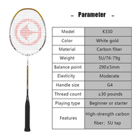 Raquette de badminton originale ultra légère en fibre de carbone 5U 79g avec cordes gratuites Vente en gros