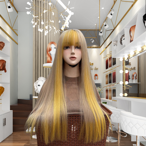 Perruque Full Lace pour femmes avec bonnet en dentelle HD sans colle, couleur personnalisée, ligne de cheveux naturelle fabriquée à partir de cheveux vierges directement à Ho Chi Minh-Ville - Product Image 1