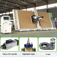 Machine de fraisage CNC ANBEN V-2151 avec commande Syntec, servomoteur, PLC, roulement, table à vide simple pour le traitement de revêtements, de signalétique et de meubles