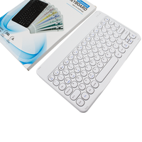 Z30 Keyboard ponsel nirkabel baru 2024, Tablet PC 10 inci ultra-tipis dengan tombol bulat Keyboard portabel Mini Logo kustom