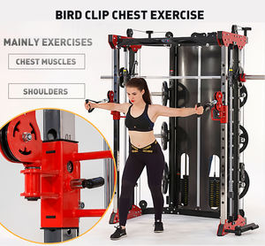 Stazione Multifunzione Universale per Allenamento di Forza, Macchina da Palestra in Acciaio per Body Building, per Petto e Braccia - Product Image 5