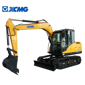 XCMG XE75D 7ตันใหม่ไฮดรอลิขนาดเล็กรถขุดตีนตะขาบราคา