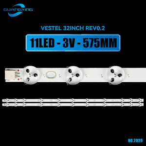 แถบไฟแบ็คไลท์สำหรับทีวี Vestel ขนาด575มม. REV0.2 <span class=keywords><strong>JL</strong></span>.<span class=keywords><strong>D320B1235</strong></span>-078CS-C ขนาด32นิ้ว Y0014ใช้สำหรับ LC32LD145K LC32LD145K - Product Image 2