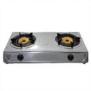 Cocina de Gas Portátil de Acero Inoxidable Clase A OEM, 2 Encendidos Piezoeléctricos, para RV, Exteriores, Hotel, Hogar, Estufa de Mesa - Product Image 1