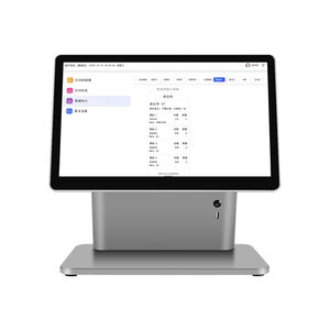Portátil Dual Screen Touch Sistema POS com Leitor de Cartão All-in-One Caixa Registadora para Restaurante Solução Fácil Pagamento - Product Image 3