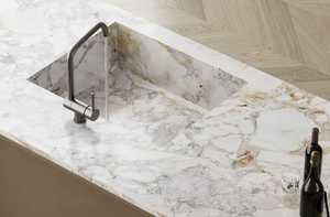 Dalles de marbre blanc Breccia Dei Medici polies modernes pour villa, salon, cuisine, salle de bain, escalier, comptoir, table - Product Image 4