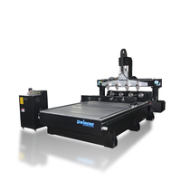 Routeur CNC 3D pour le travail du bois 1325, machine de gravure sur bois, 4 axes avec dispositif rotatif