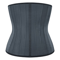 Ceinture de sudation amincissante pour la taille, 25 baleines en acier, gaine sculptante, ceinture de contrôle abdominal, corset amincissant réglable