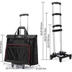 Échantillon Gratuit : Sangle de Transport avec Poignée, Étui de Transport de Bureau avec Poches pour Clavier, Câbles et Accessoires Informatiques - Product Image 5