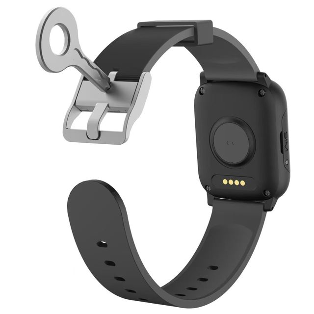 Locker Silicone Strap Band with Lock for Smart Watch Series 16mm 18mm 20mm 22mm