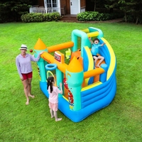Nouveauté : Château gonflable avec design multi-activités, tissu Oxford épaissi 420D+840D, en stock pour toboggan gonflable pour enfants
