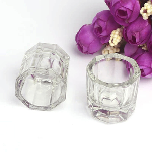 Bol en verre pour nail art, support pour liquide acrylique, récipient pour dissolvant de vernis gel, coupelle de mélange en cristal pour salon de manucure - Product Image 3