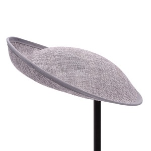 Base de chapeau en sinamay de style français pour <span class=keywords><strong>femme</strong></span>, 23 cm de bord, pour DIY, Kentucky <span class=keywords><strong>Derby</strong></span>, église, Ascot, mariage, fête, ou comme base de fascinator - Product Image 3