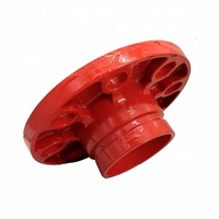 Raccords de tuyauterie rainurés en fonte ductile approuvés FM : Coude, Té, Croix, Réducteur, Raccord à bride pour conduite d'incendie et système d'arrosage