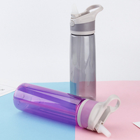 Bouteille d'eau en plastique à bec verseur, 800 ml / 27 oz