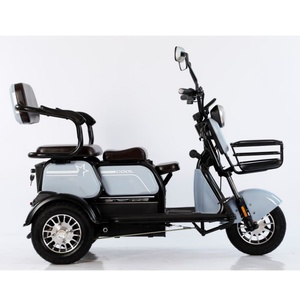Triciclo Eléctrico Popular de Fábrica China, Scooter Eléctrico Seguro para Adultos, Herramienta de Movilidad con Asiento para Bebé - Product Image 4