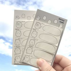 Sticky Notes Set School Supplies Cute Kawaii Self-Adhesive <b>Memo</b> <b>Pads</b> Stationery Creative - Product Image 1