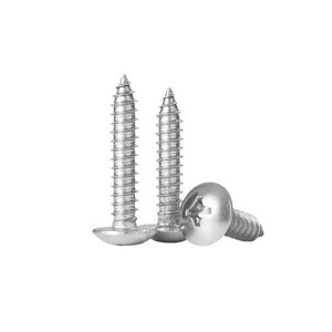 201 Stainless Steel Cross Head Flat Head Self Tapping Screws M3 M4 M5 M8 Metal Construction Grade A - Product Image 2
