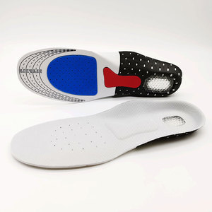 QY chaussures pour hommes semelles pour femmes coussinets orthopédiques massage absorption des chocs soutien de la voûte plantaire semelles sport course tapis en <span class=keywords><strong>silicone</strong></span> - Product Image 1