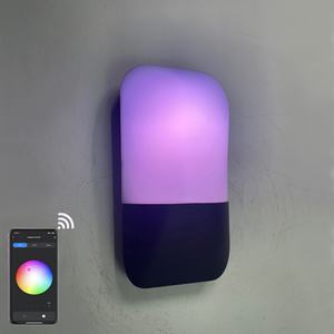 Lampe murale LED intelligente Tuya WiFi RGBW, extérieure et intérieure, étanche, avec application, variateur d'intensité, éclairage de jardin, luminaires modernes pour la maison - Product Image 5