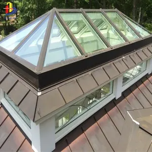 Rekabetçi fiyat yüksek güvenlik 12.76mm ışıklık sertleştirilmiş lamine cam çatı panelleri