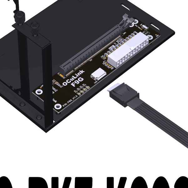 Stock F9g-bk7 Egpu Oculink Gpu Dock Pcie4.0 X4 Notebook Laptop to 8131 Plc
