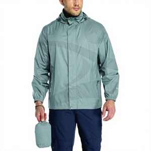 Veste softshell à capuche pour homme, légère, imperméable, coupe-vent, respirante, fermeture éclair, coupe régulière, couleur unie, hiver, extérieur - Product Image 4