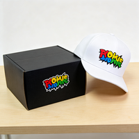 Boîte d'expédition pour chapeaux avec logo personnalisé, insert en carton ondulé, emballage pliable, fournisseur en gros d'emballages pour casquettes