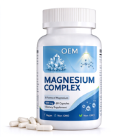 Capsules de Magnésium Complexe en Gros OEM, 60 Comprimés, 500mg, Compléments Alimentaires