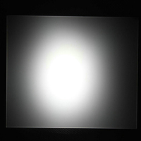 Plaque diffuseur en acrylique/PMMA/en perspex, transparent, opale/blanc laiteux