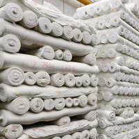 Tissu satiné tissé 100 % polyester super doux, résistant à l'abrasion, infroissable, anti-déchirure, 90 GSM, directement de l'usine