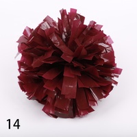 Pompons de cheerleading Icheerobics Factory, vente chaude, haute qualité, couleurs personnalisables, deux têtes, à tenir à la main, en PET, 15 couleurs