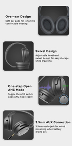 Tai nghe ANC chất lượng cao 2024, khử tiếng ồn 20dB, thiết kế riêng, tai nghe chụp tai - Product Image 5
