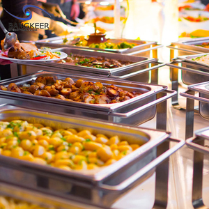Vassoio <span class=keywords><strong>Gastronorm</strong></span> del contenitore del Buffet di approvvigionamento della pentola dell'alimento della tavola del vapore dell'acciaio inossidabile per il ristorante - Product Image 5