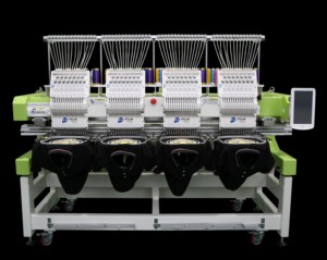 Fuja công nghiệp 4 Đầu đa kim kỹ thuật số máy vi tính T-Shirt mũ thêu máy cho Thêu kỹ thuật số thảm - Product Image 4