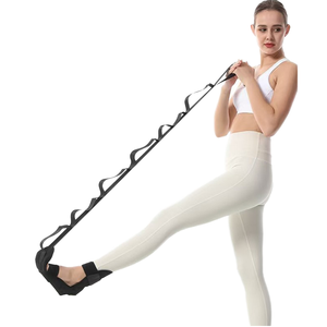 Tracolla con gamba ad anello <span class=keywords><strong>per</strong></span> Yoga che allunga il piede alla caviglia Achille legamento allenamento fascite plantare <span class=keywords><strong>esercizi</strong></span> gamba comoda - Product Image 1
