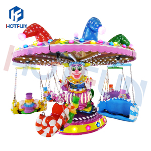 Emocionante Silla Voladora Giratoria para Niños <span class=keywords><strong>de</strong></span> 12 Asientos para Parques <span class=keywords><strong>de</strong></span> Diversiones Interiores y Exteriores, Modelo Joker, en Venta - Product Image 2